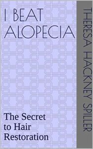 A book cover with the title of alopecia.